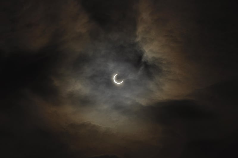 Solar Eclipse Beach